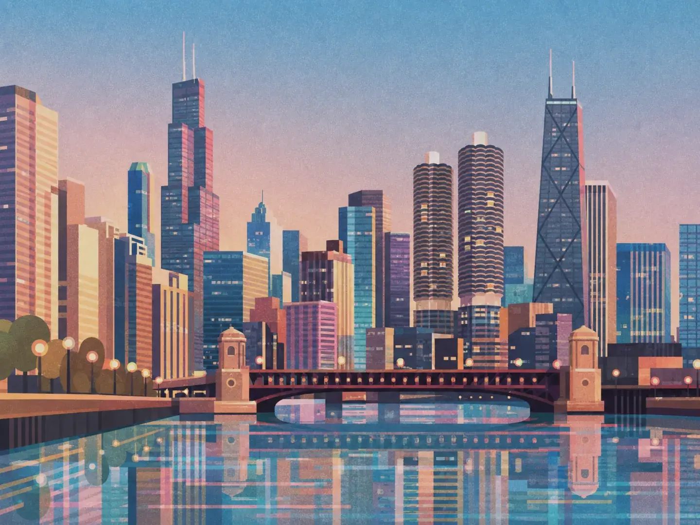 Illustration of Chicago