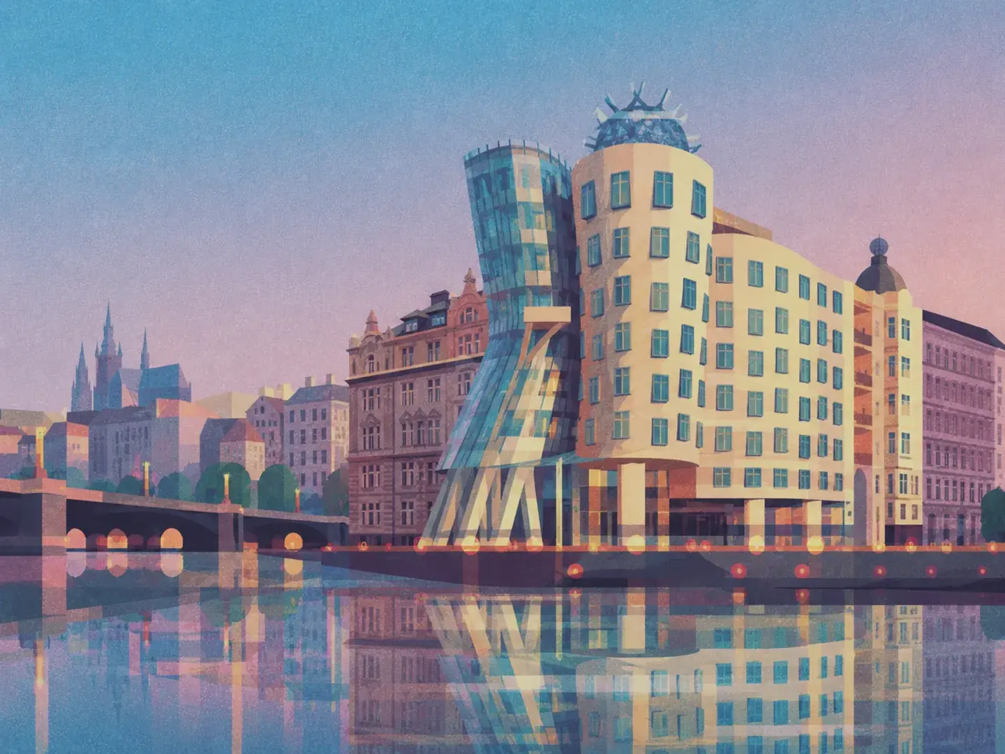 Illustration of Prague