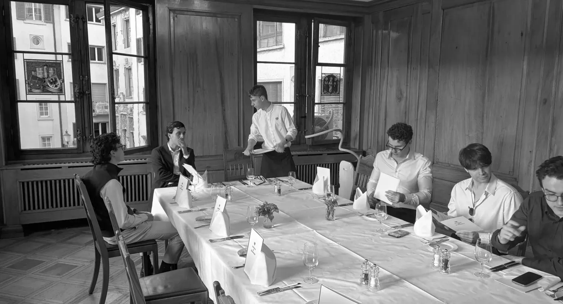 The private dinner in one of Zurich’s traditional guild houses