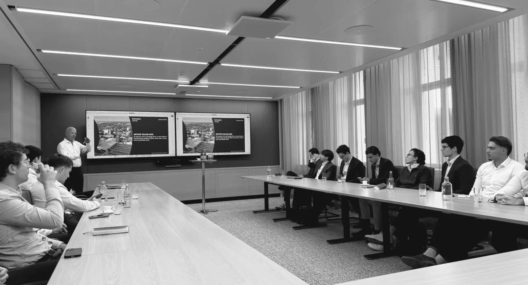 A session with the team at Schroders Capital