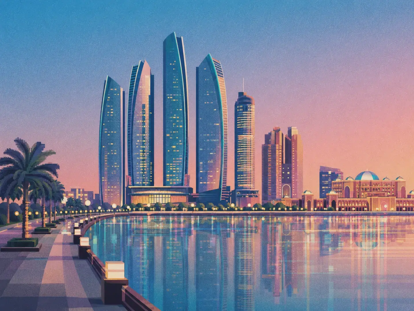 Illustration of Abu Dhabi