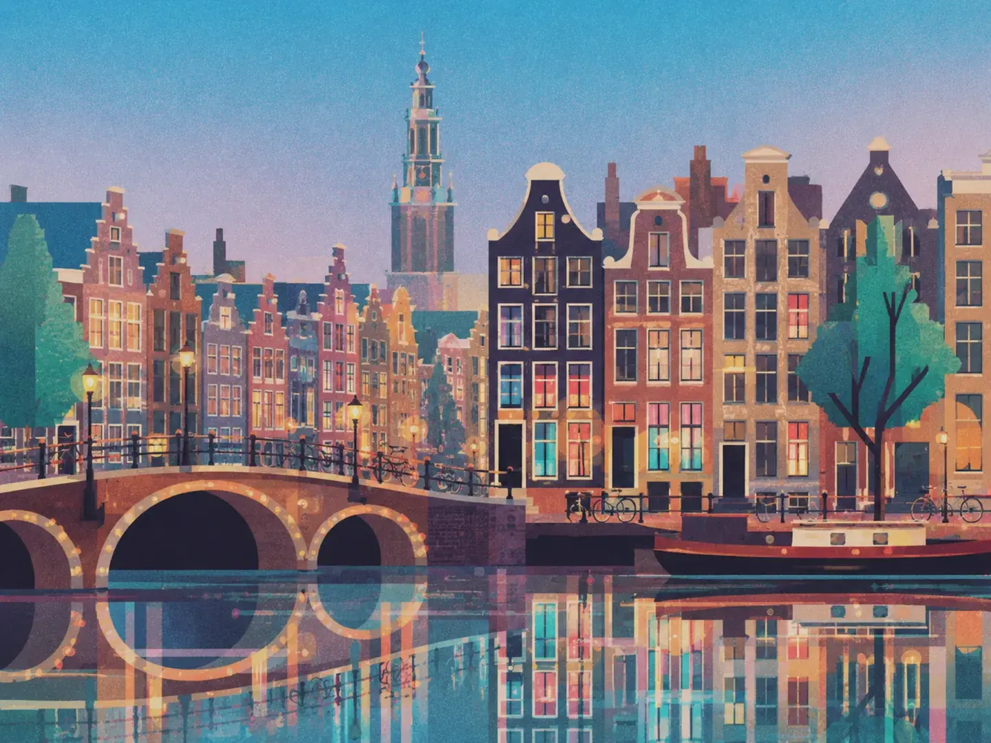 Illustration of Amsterdam