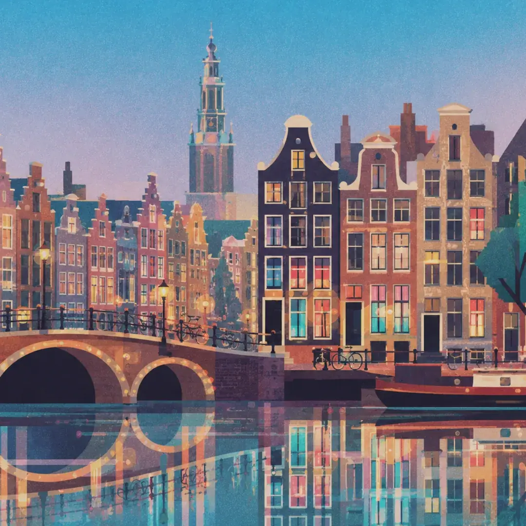Illustration of Amsterdam