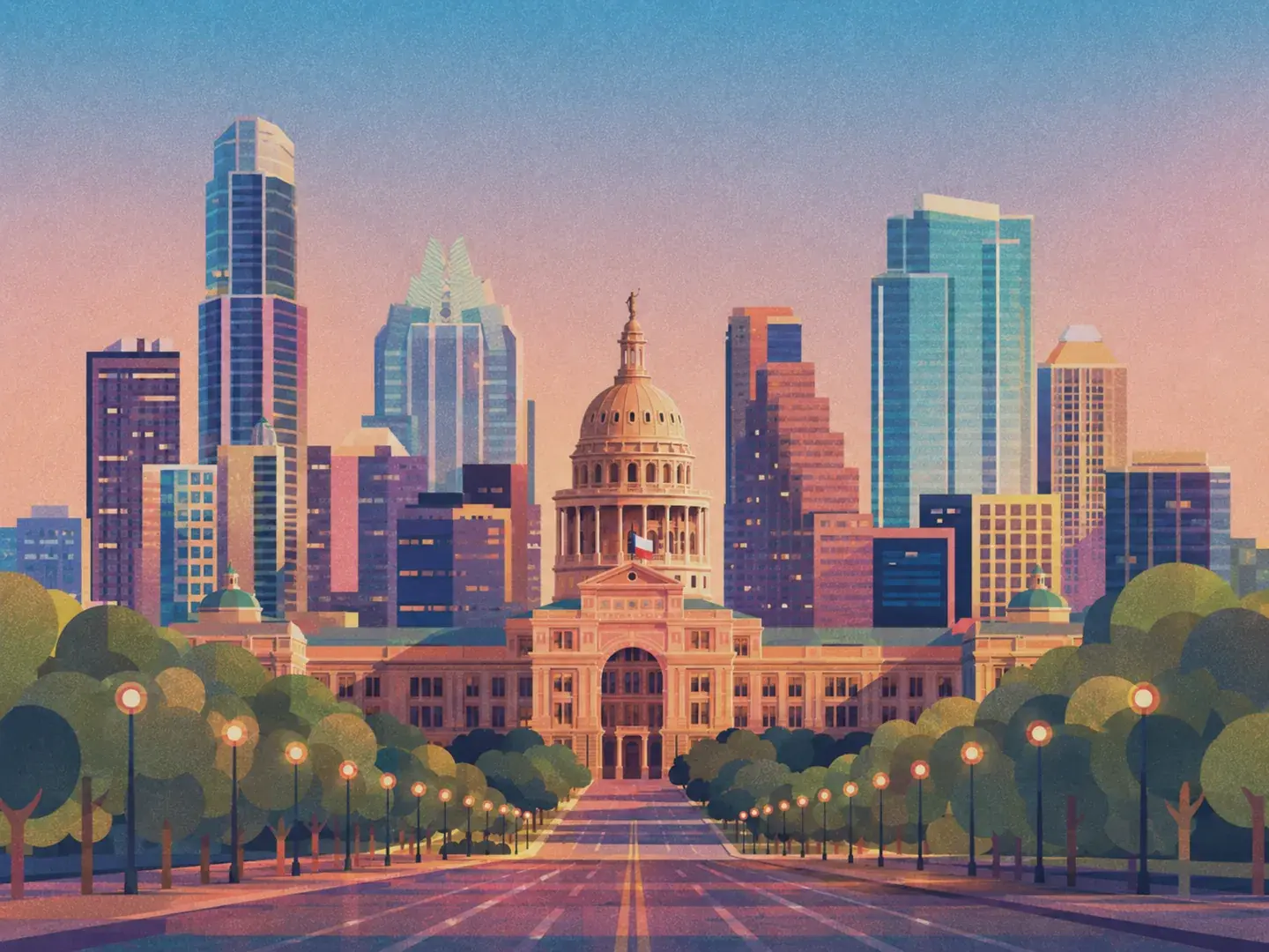 Illustration of Austin