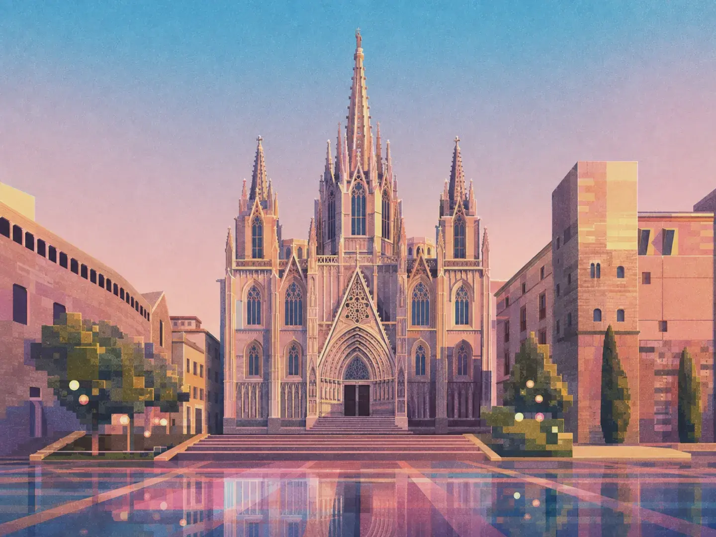 Illustration of Barcelona