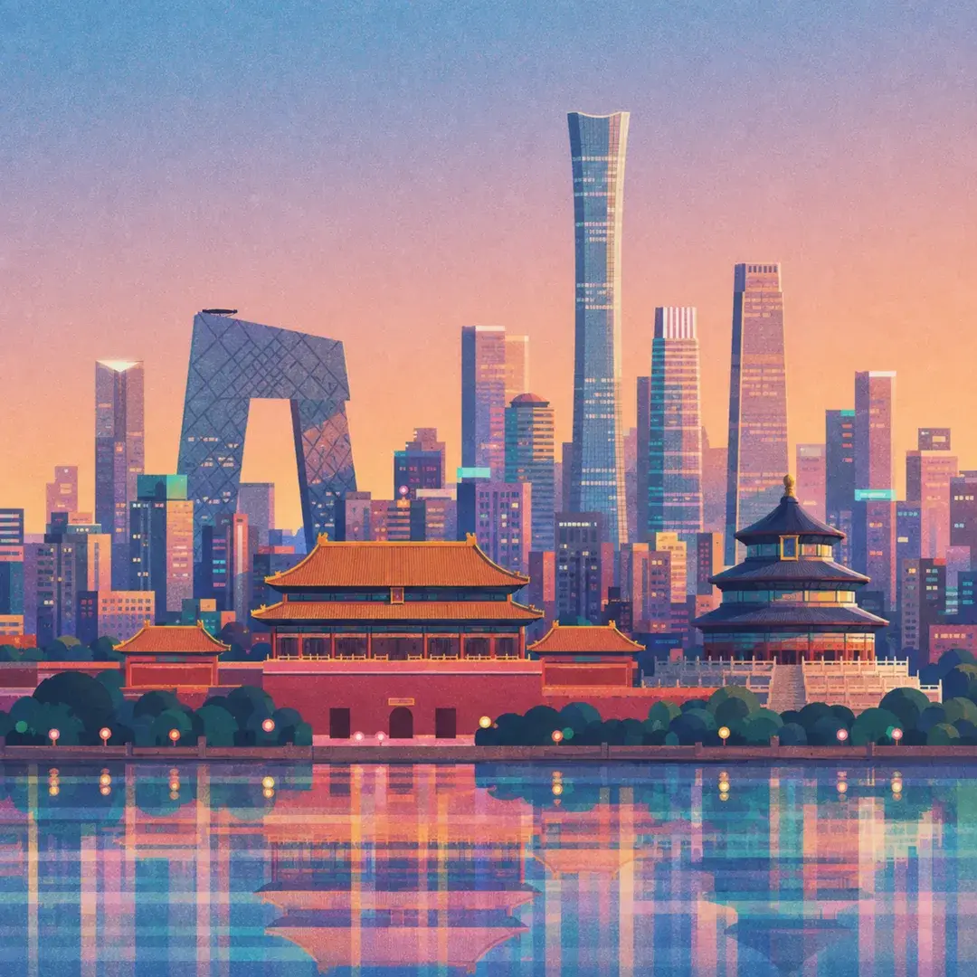 Illustration of Beijing