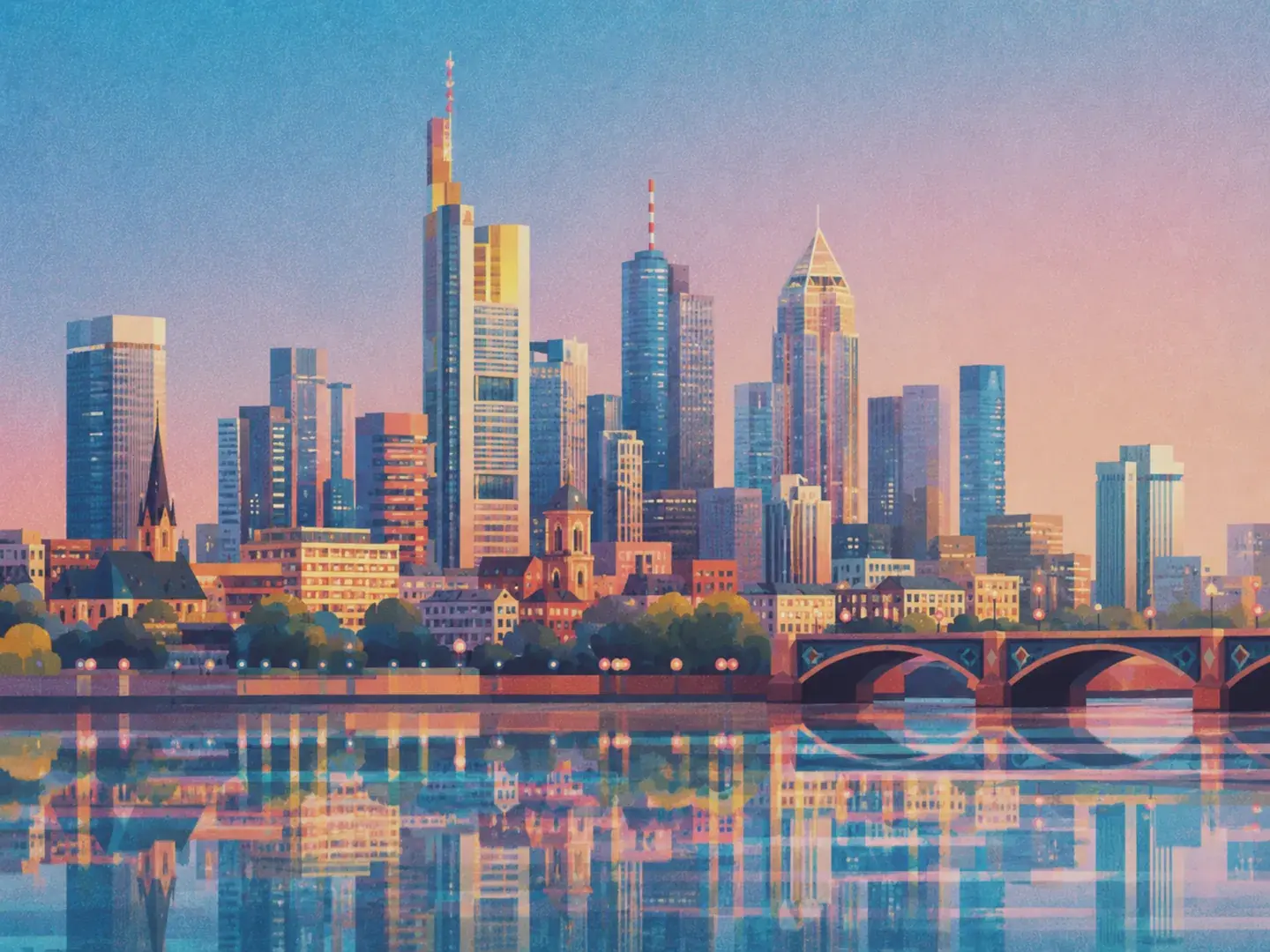 Illustration of Frankfurt