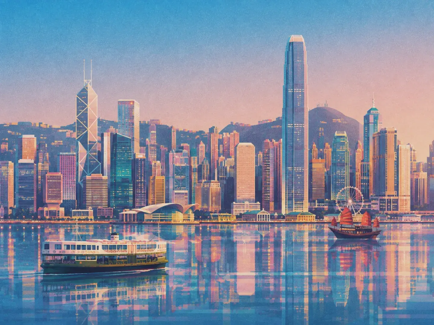 Illustration of Hong Kong