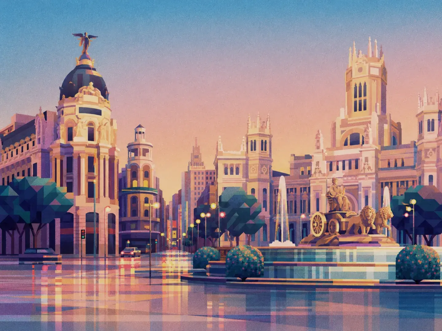 Illustration of Madrid