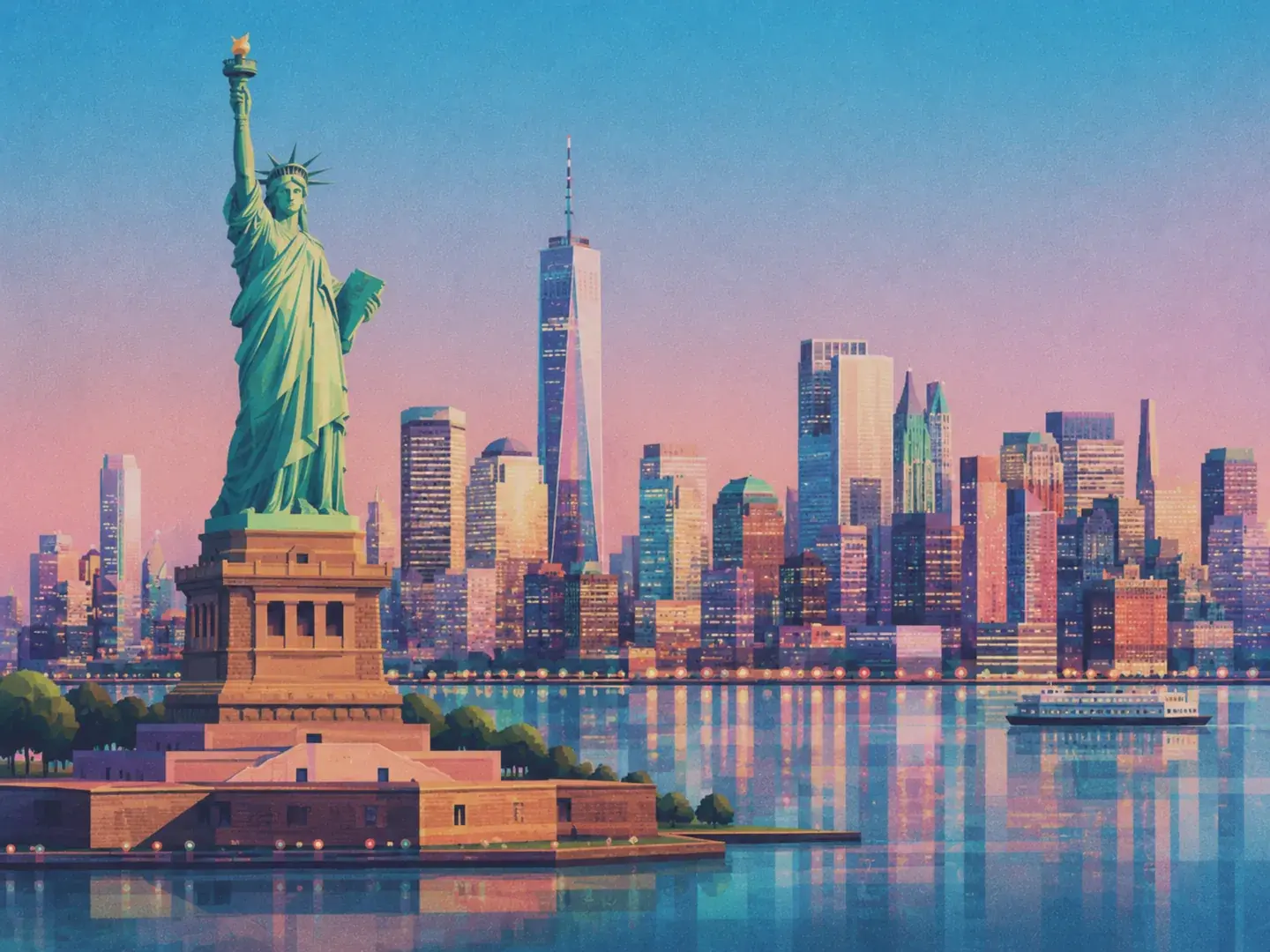 Illustration of New York