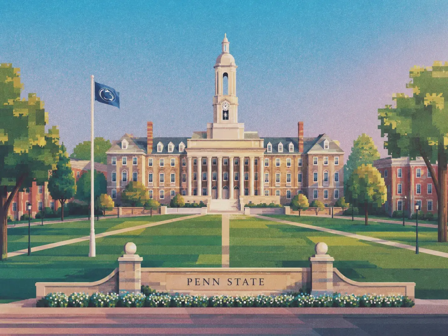 Illustration of Penn State