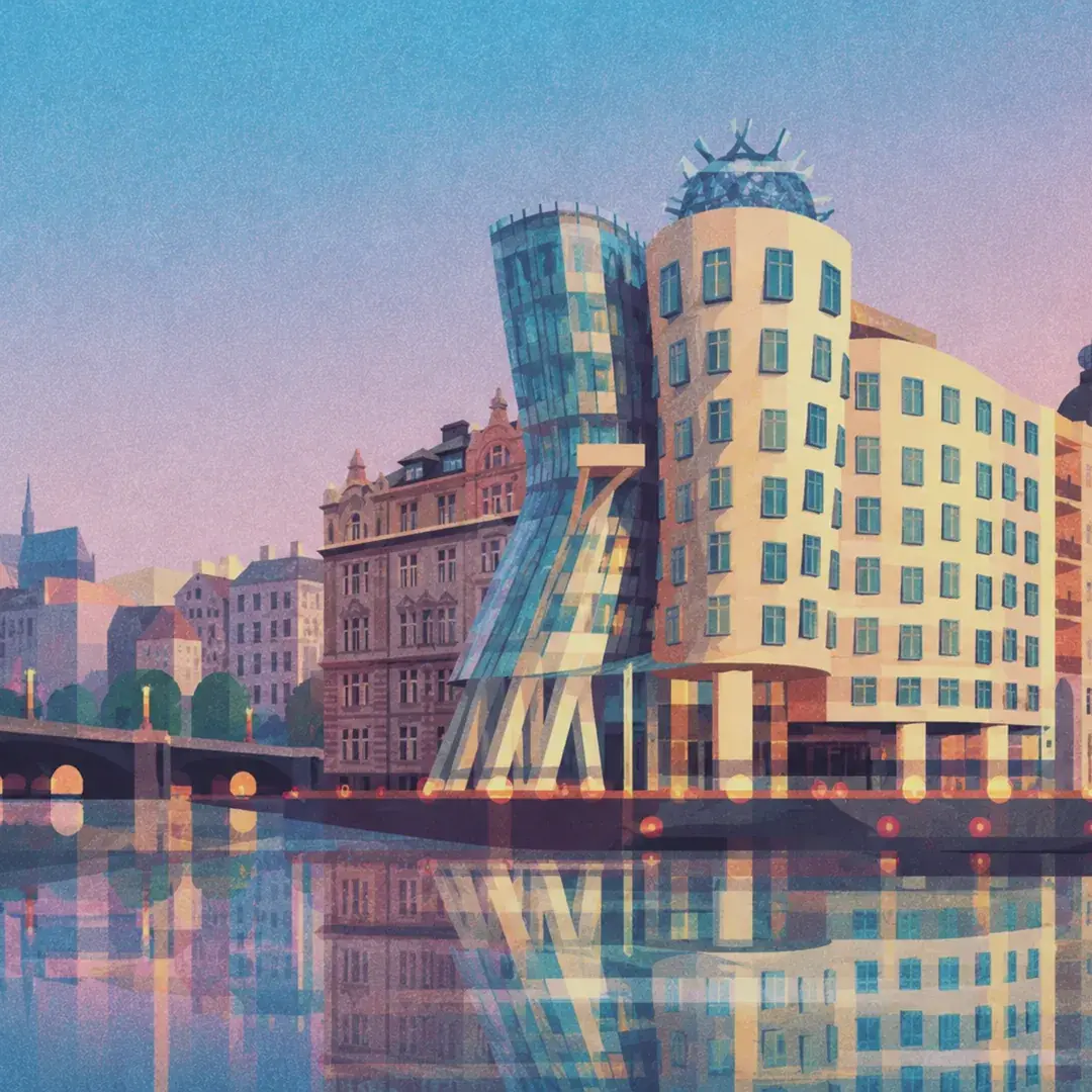 Illustration of Prague