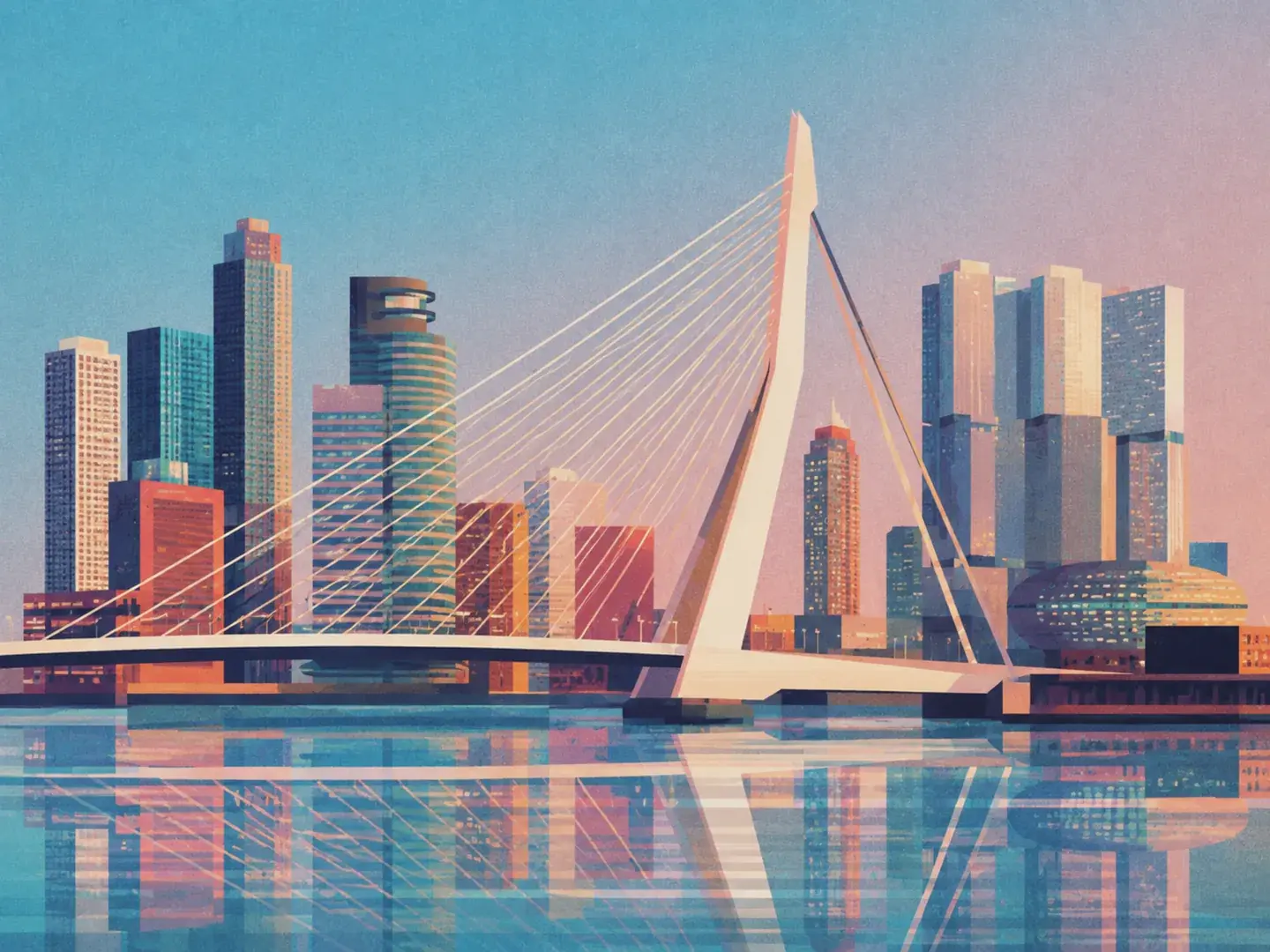 Illustration of Rotterdam