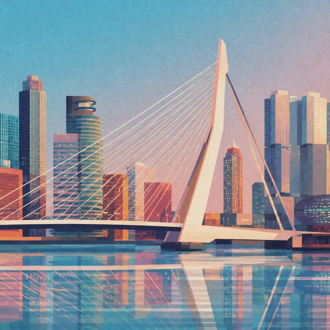 Illustration of Rotterdam