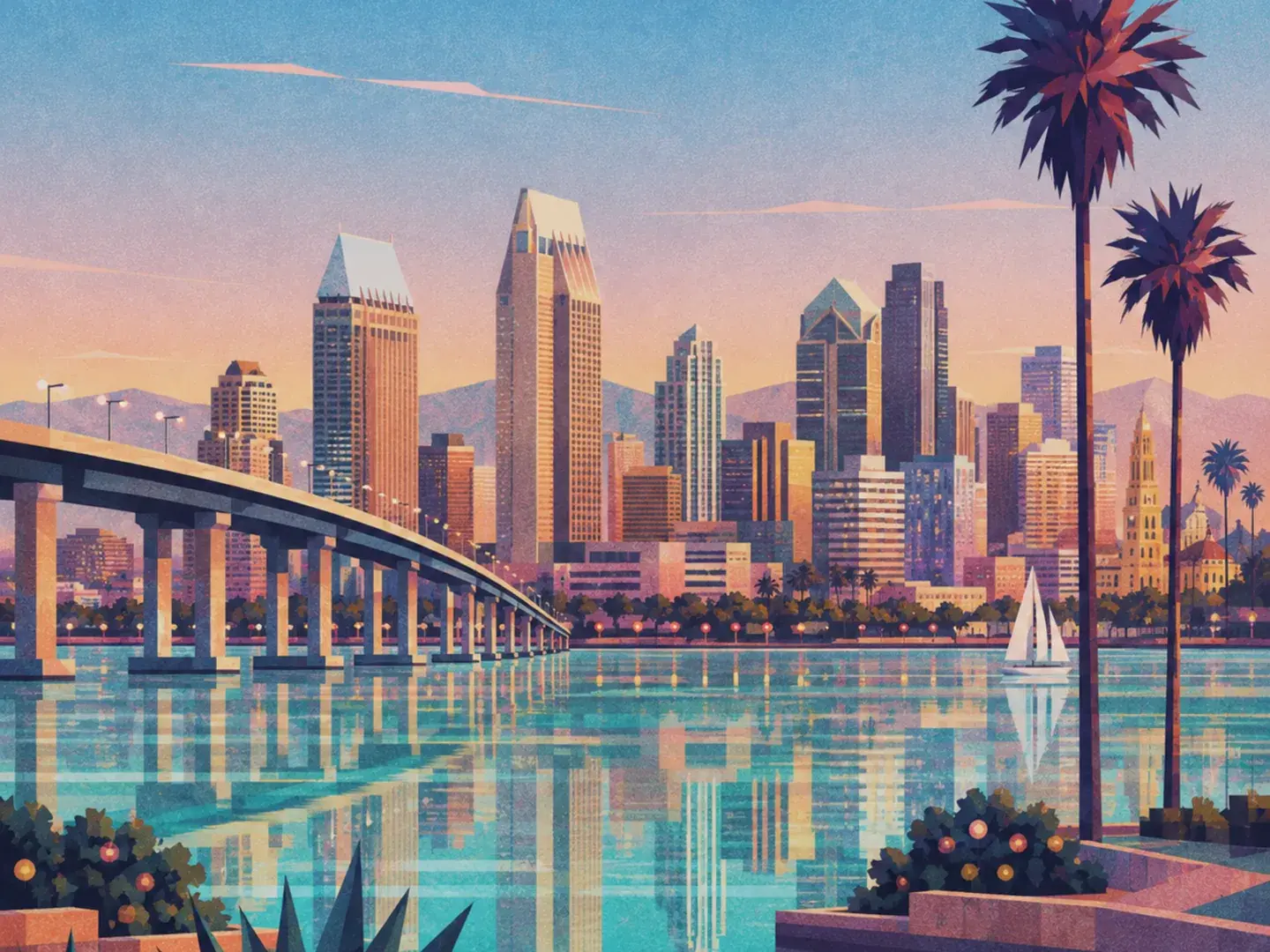Illustration of San Diego