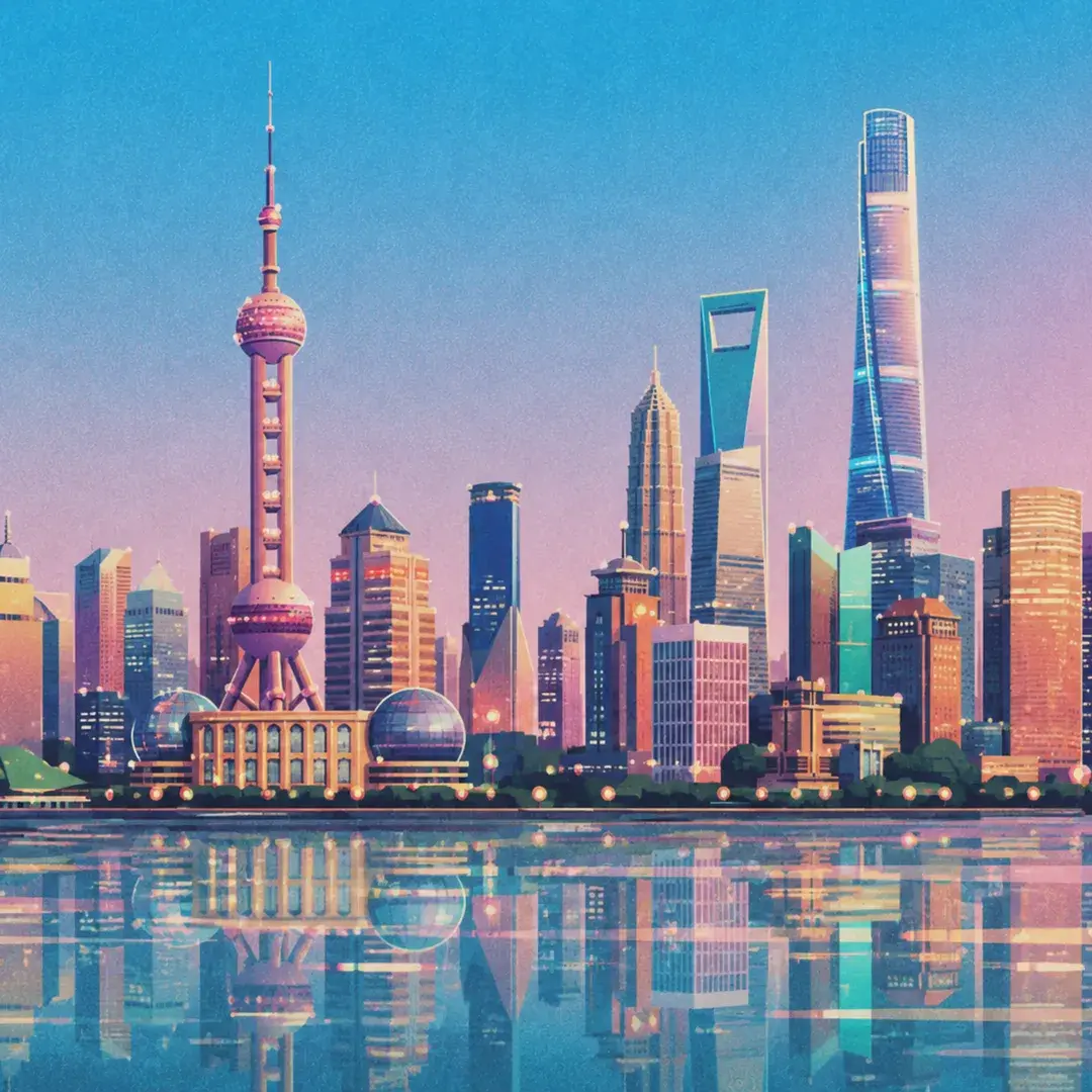 Illustration of Shanghai