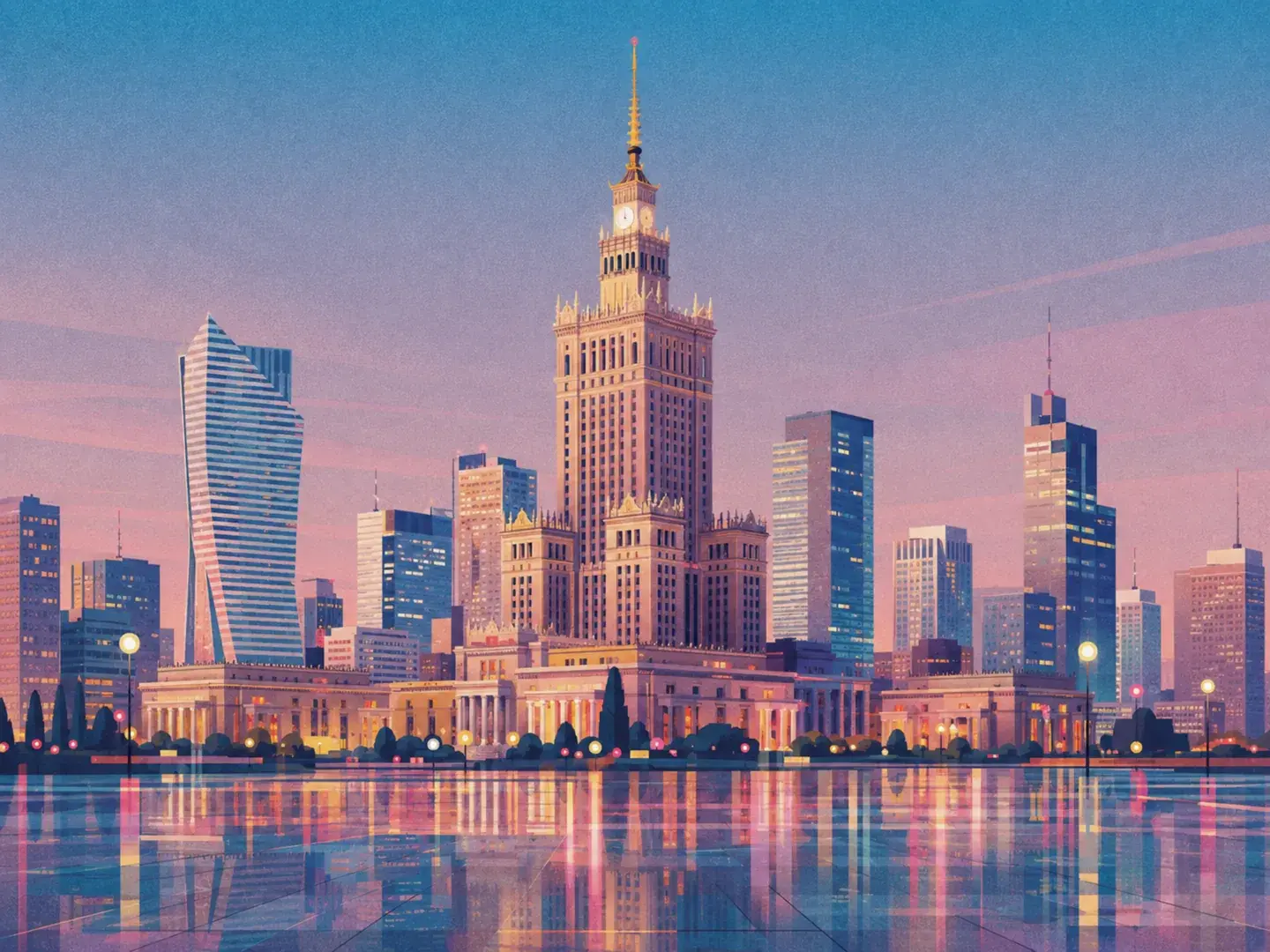 Illustration of Warsaw