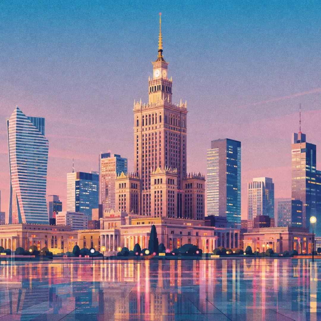 Illustration of Warsaw