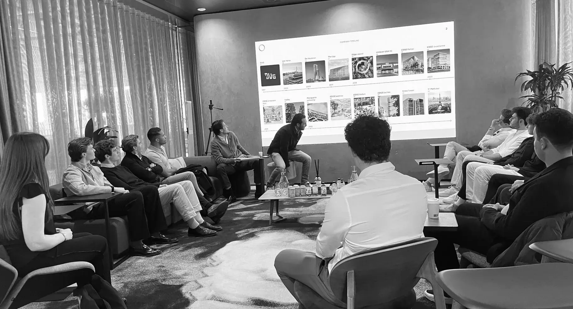 A presentation to the group at EDGE