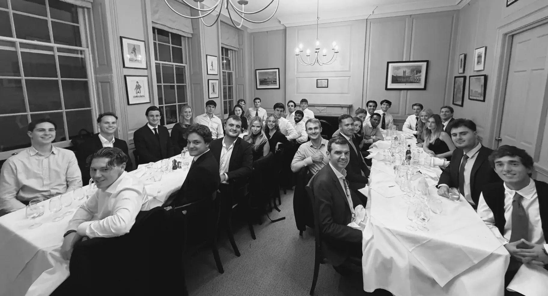 The private dinner at the City University Club