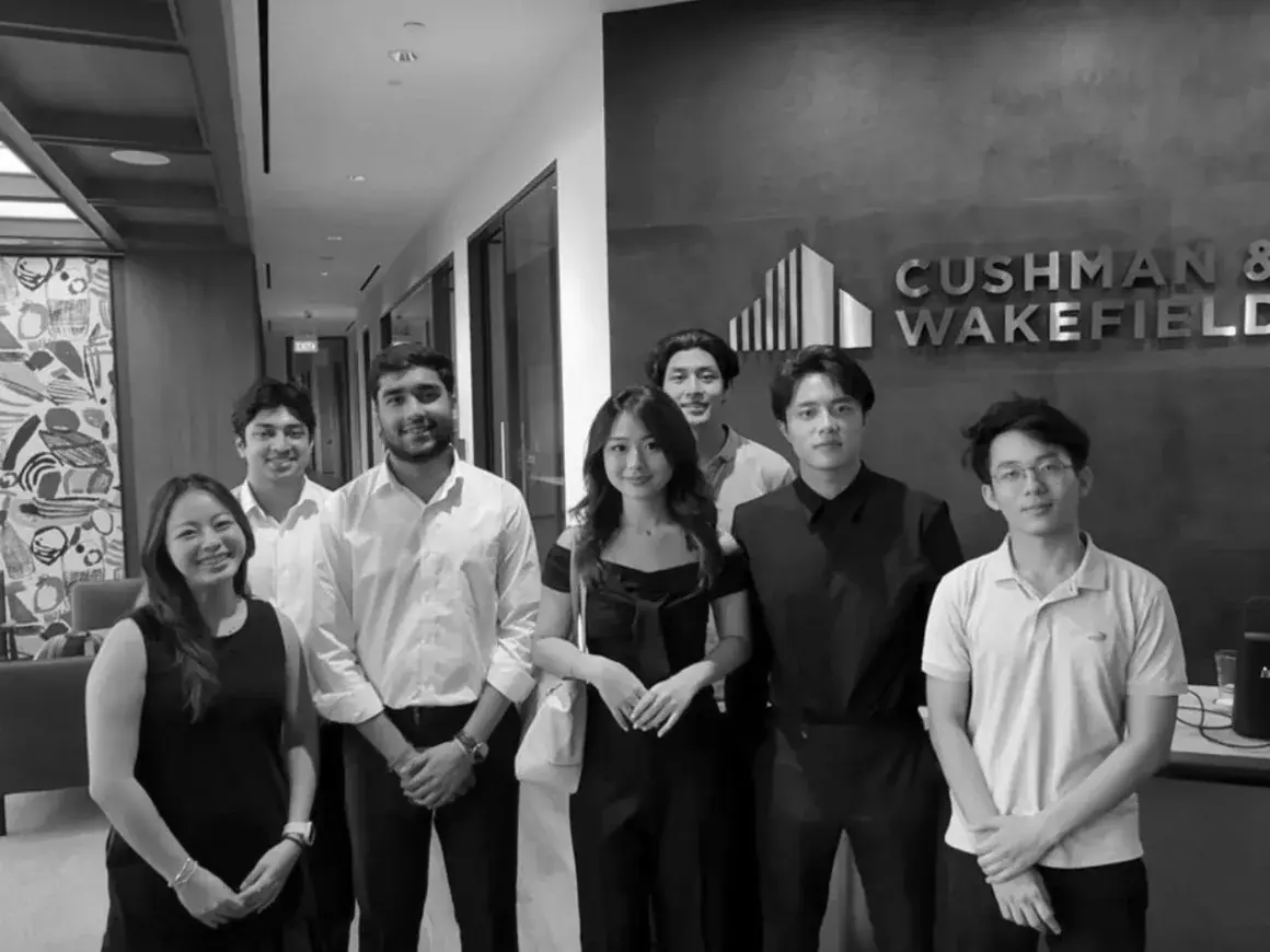 Members at Cushman & Wakefield’s Singapore office